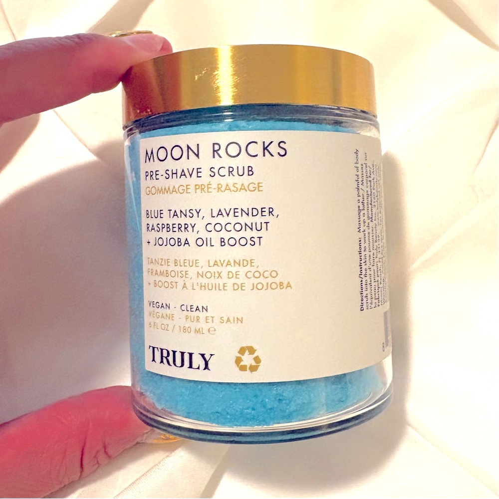 Truly Moon Rocks Pre-Shave Scrub, Brand New and Full Sized